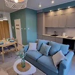 The Harmony Z Duzym Tarasem I Miejscem Do Pracy Zdalnej Apartamento