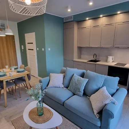 The Harmony Z Duzym Tarasem I Miejscem Do Pracy Zdalnej Apartamento