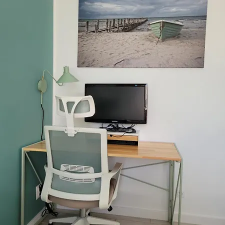 The Harmony Z Duzym Tarasem I Miejscem Do Pracy Zdalnej Apartmán *