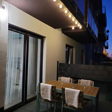 The Harmony Z Duzym Tarasem I Miejscem Do Pracy Zdalnej Apartmán *