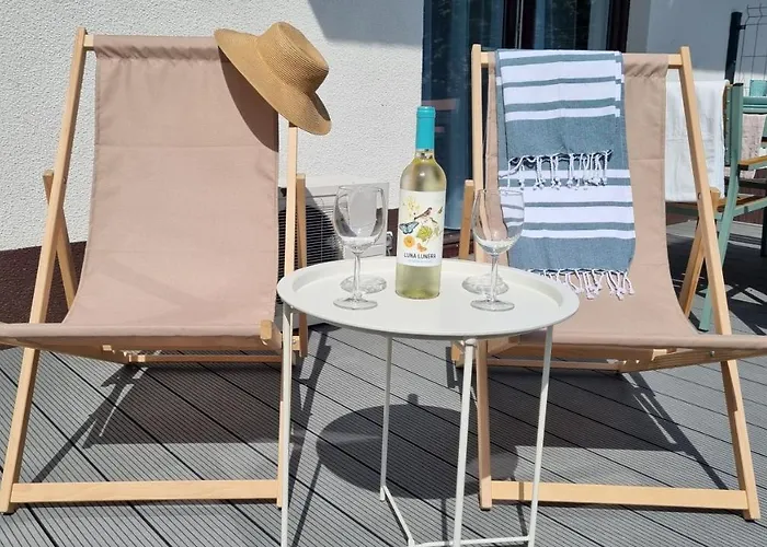 The Harmony Z Duzym Tarasem I Miejscem Do Pracy Zdalnej Διαμέρισμα Władysławowo