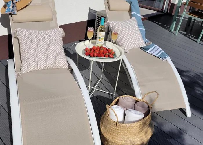 Διαμέρισμα The Harmony Z Duzym Tarasem I Miejscem Do Pracy Zdalnej