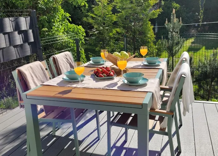 The Harmony Z Duzym Tarasem I Miejscem Do Pracy Zdalnej Διαμέρισμα