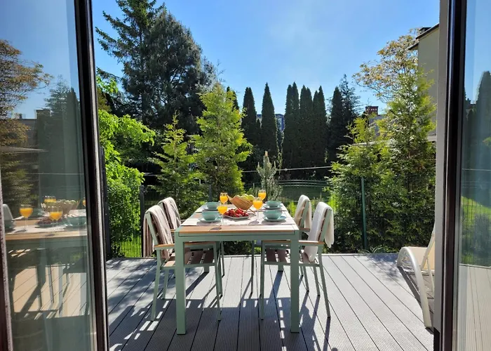 Διαμέρισμα The Harmony Z Duzym Tarasem I Miejscem Do Pracy Zdalnej *